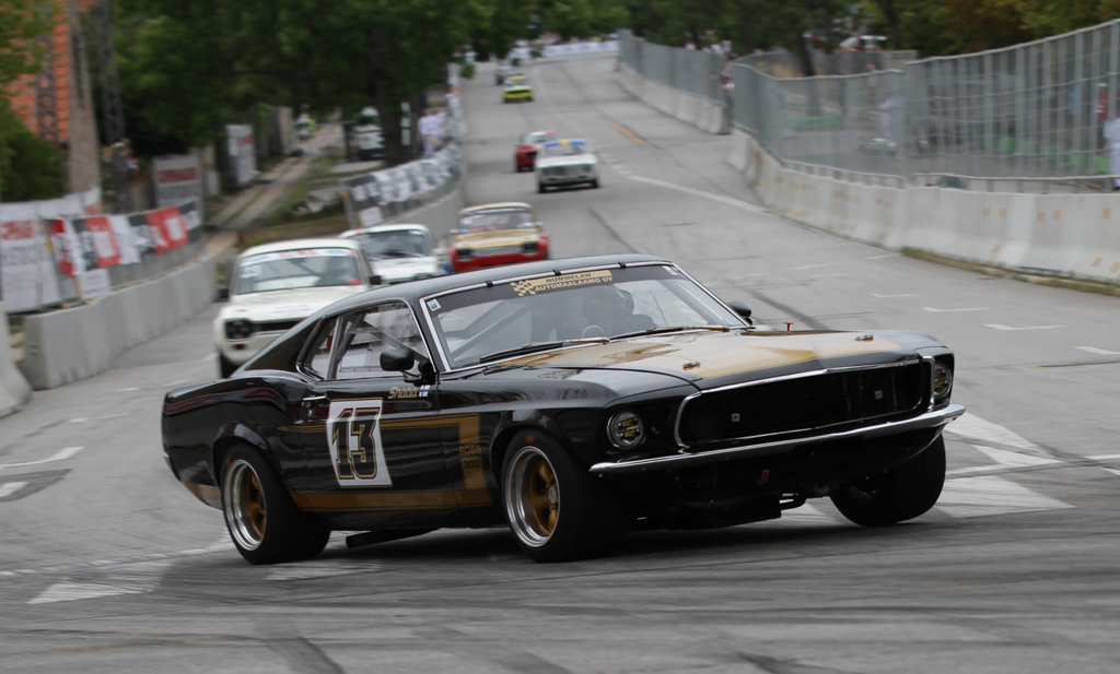 Henry Snapp i sin flotte Mustang Boss 302
(Foto: Motorsporten.dk)